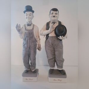 RARE Collectibles Laurel & Hardy (Stan & Oliver) Fine Porcelain, Algora Spain
